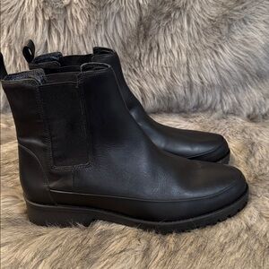 Rebecca Allen Black Ankle Boots Size 10